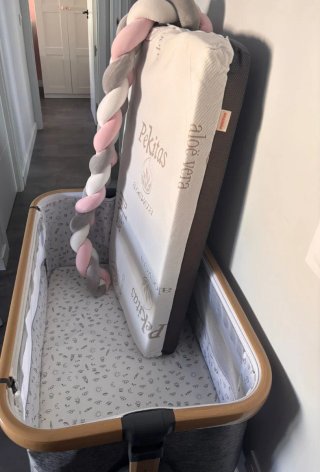 Cuna colecho con estampado infantil + colchón nuev