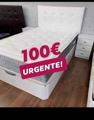 Cama + Colchón LIQUIDACIÓN 70%!!