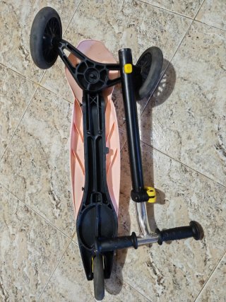 Patinete 3 Ruedas Rosa decathlon