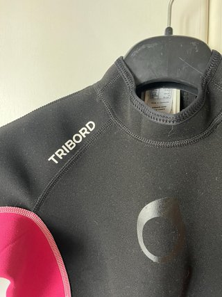 Muta Tribord nera e fucsia mai usata