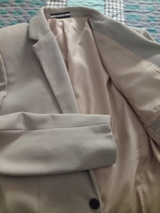 Chaqueta de vestir beige Talla M