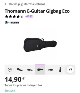Pack Guitarra Eléctrica Harley Benton ST-20