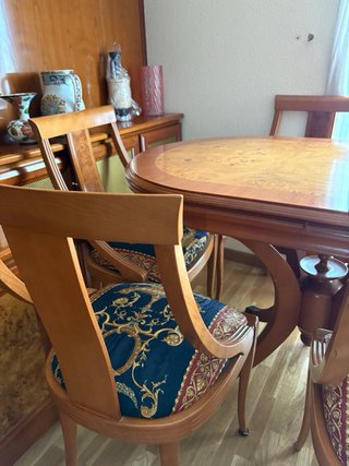 Conjunto de 7 sillas de comedor