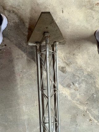 Torre para antena de acero inoxidable