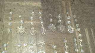 Lote 111 colgantes cristal antiguos ver fotos