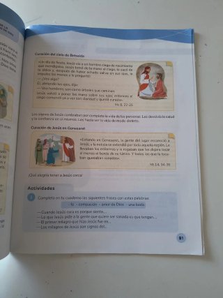 Religión católica 4, Primaria, Enlazados