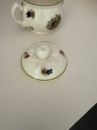 Azucarero San Claudio Frutas Porcelana