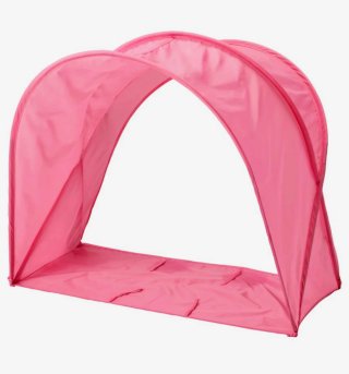 Dosel para cama infantil rosa SUFFLETT