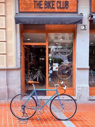 Bicicleta Vintage Carretera Peugeot Azul