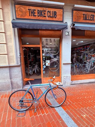 Bicicleta Vintage Carretera Peugeot Azul