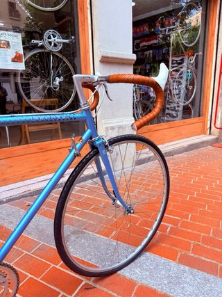 Bicicleta Vintage Carretera Peugeot Azul
