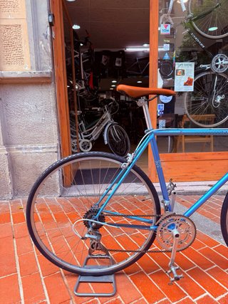 Bicicleta Vintage Carretera Peugeot Azul