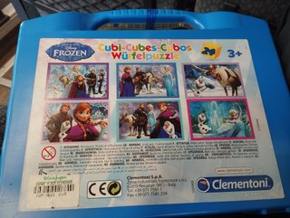 Puzzle Cubos Frozen Clementoni