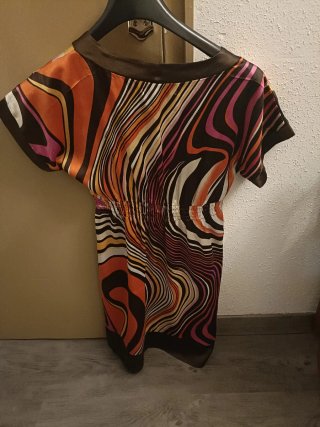 Vestido Bershka multicolor talla 28