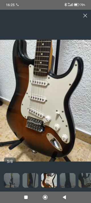 Guitarra Eléctrica stratocaster Jay turser