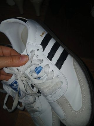 Adidas Samba Blancas y Grises