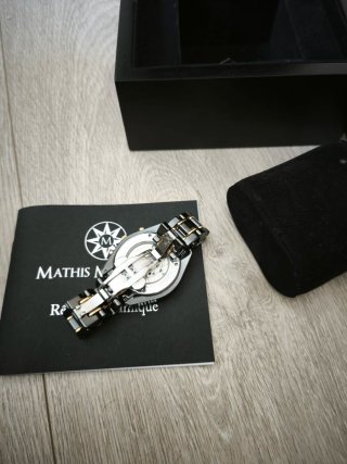 Reloj Mathis Montabon Oro cuarzo y Acero Automátic