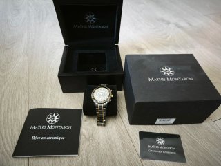 Reloj Mathis Montabon Oro cuarzo y Acero Automátic