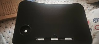 Mesa plegable multifuncional negra