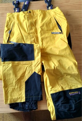 Pantalón Gore-Tex Talla L Amarillo
