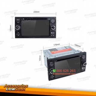 NAVEGADOR MULTIMEDIA 2 DIN 7 PULGADAS HD ANDROID