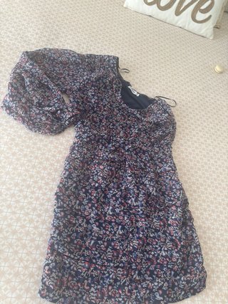 Vestido Brownie estampado talla S