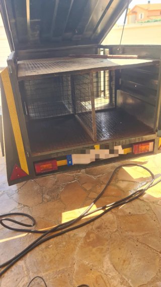 Remolque para perros