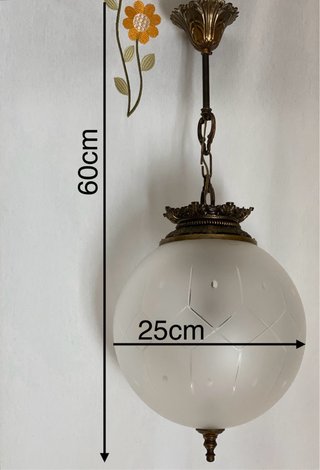 Gran Globo Colgante Murano Vintage