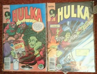 Lote de cómics de Hulka,antiguos.