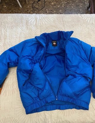 Chaqueta acolchada azul eléctrico Talla M