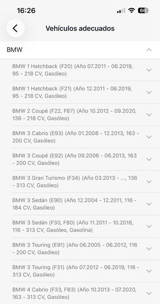 Filtro de Aceite - BMW MINI TOYOTA ALPINA