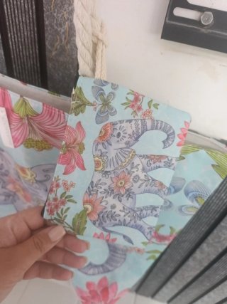 Bolso de playa y monedero elefante