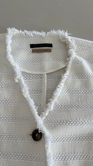 Americana Adolfo Dominguez T36 Blanca