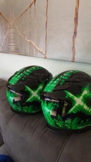 Casco Shoei XR-1100 Negro/Verde