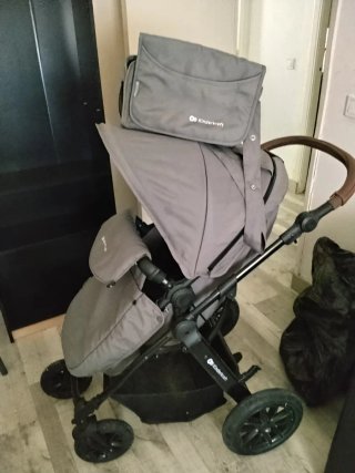 Carro de bebé Kinderkraft gris