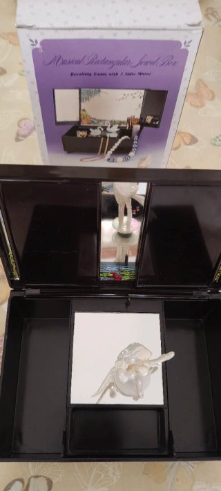 Caja Joyero Musical Giratorio