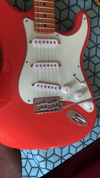 Guitarra Squier Fender Stratocaster Roja