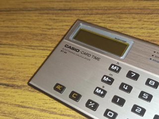 CALCULADORA CASIO CARD-TIME ST-24