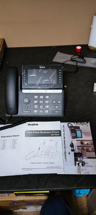 Yealink T85W Telefono IP Nero