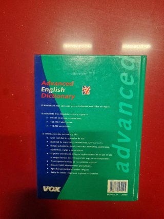 Advanced English Dictionary English-Spanish, Es...