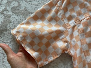 Camisa Crop Zara Cuadros T. 13/14
