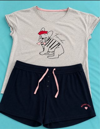 Pijama Mujer Frenchie Talla M