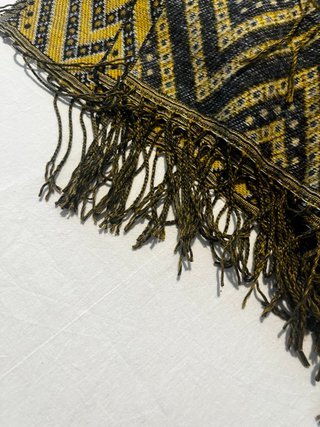 Chal/Poncho elegante lana multicolor