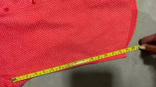Camisa Slim Hombre Roja Lunares