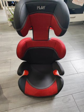 Silla coche niño PLAY roja y negra