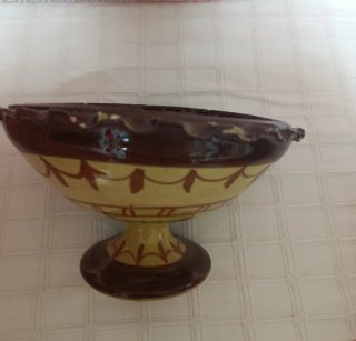 Frutero antiguo barro cocido