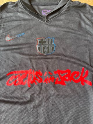 Camiseta FC Barcelona x Travis Scott Negra
