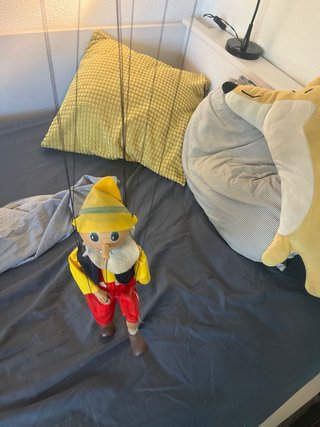 Marioneta de Pinocho de madera