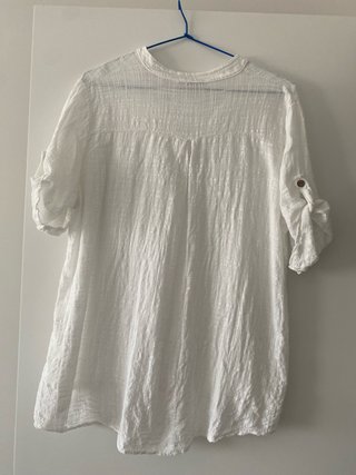 Camisa blanca mujer verano