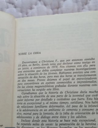 Libro Christine F.